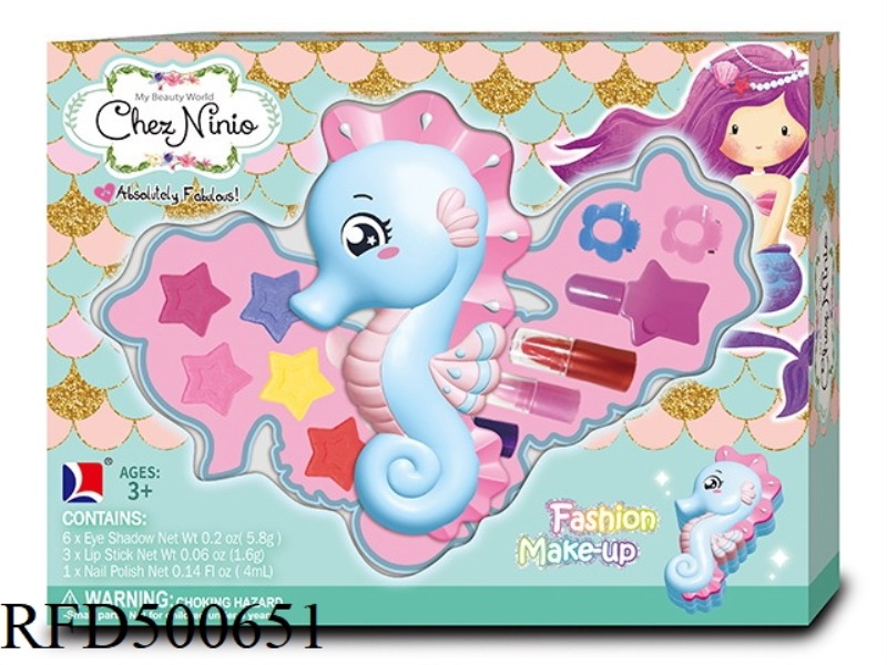 SEAHORSE TWO-LAYER MAKEUP SET