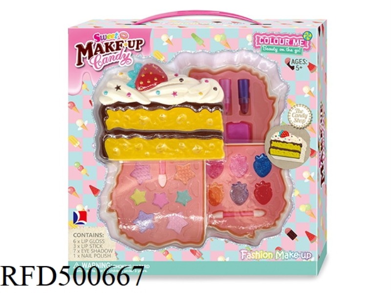 NEW STRAWBERRY CAKE THREE LAYER MAKEUP COMBINATION