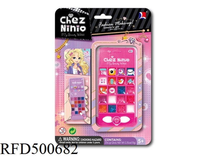 MOBILE PHONE LIP GLOSS COMBINATION