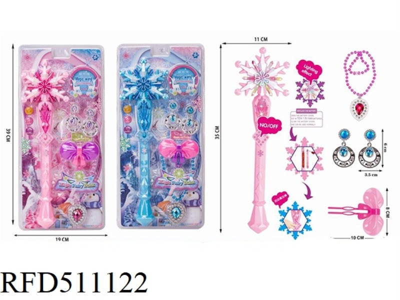 SNOWFLAKE STICK ORNAMENT SET