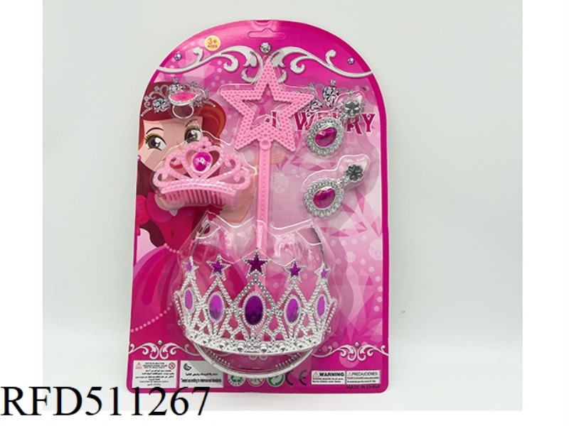 FIVE STAR CROWN + FIVE STAR CANE + EARRINGS