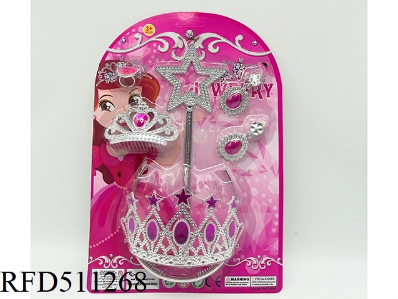 FIVE STAR CROWN + FIVE STAR CANE + EARRINGS