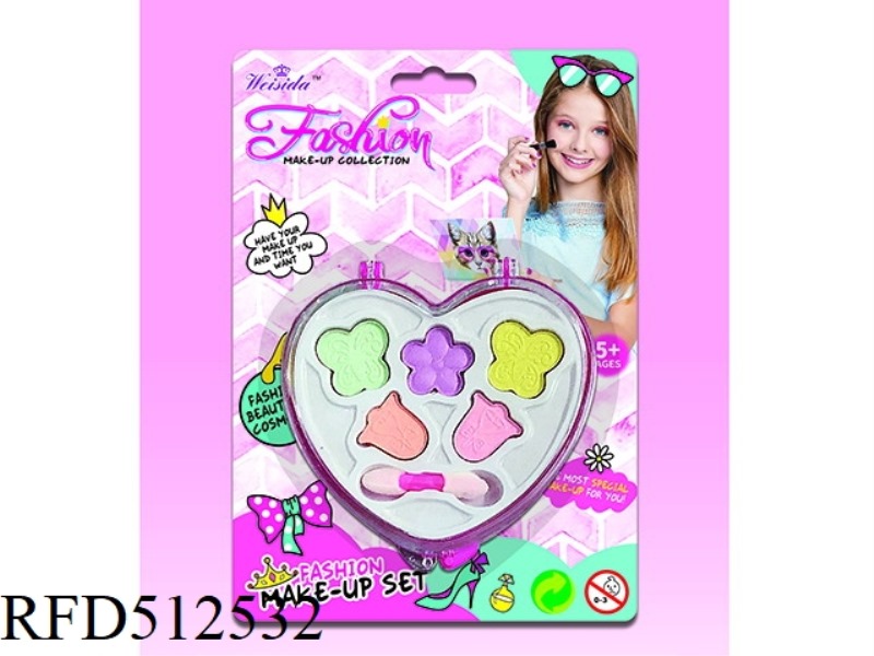 SMALL SINGLE PEACH HEART COSMETICS