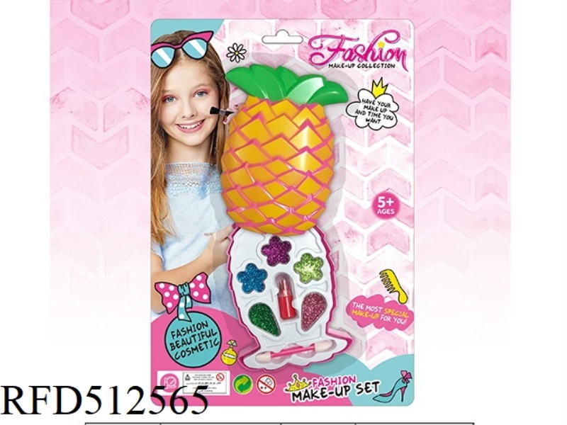 A LAYER OF PINEAPPLE MAKEUP