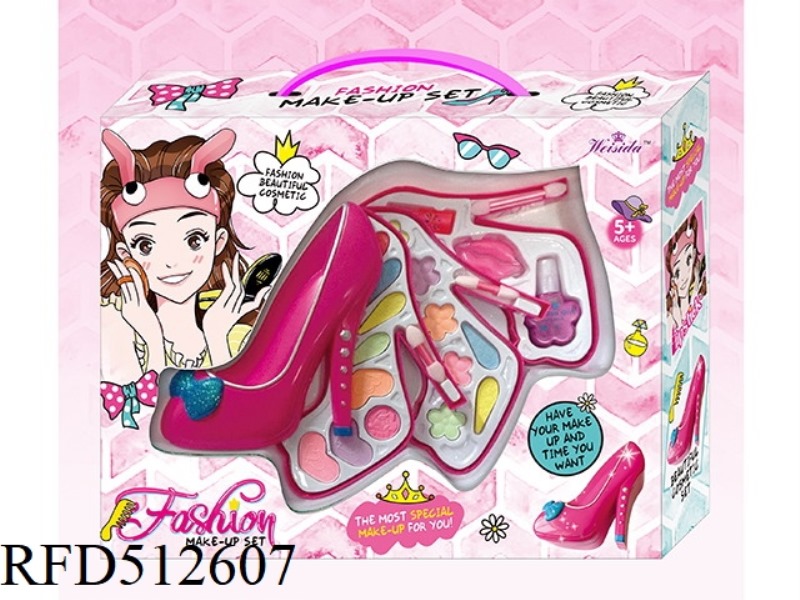 CARTOON GIRL HIGH HEELS THREE LAYERS