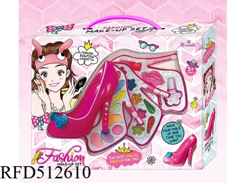 CARTOON GIRL HIGH HEELS THREE LAYERS