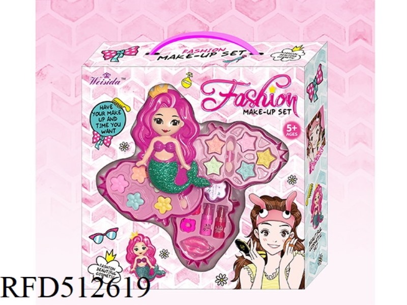 THREE LAYERS MERMAID PRINCESS MAKEUP SET
