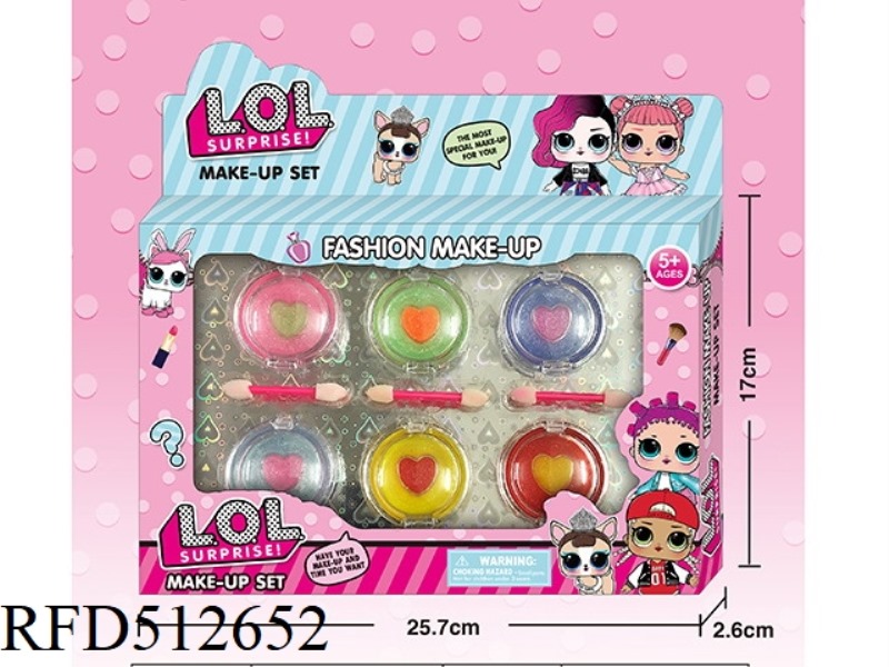 LOL SERIES SIX-COLOR MAKEUP SMALL SET