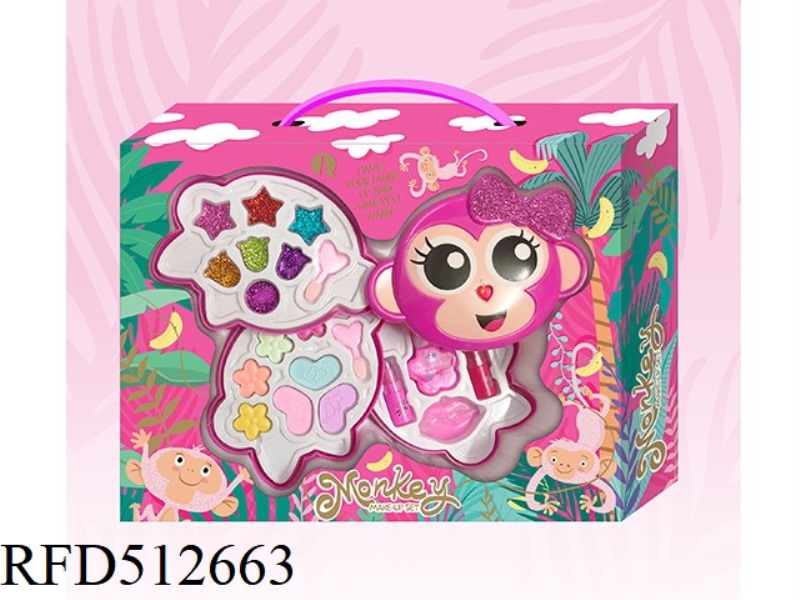 MONKEY THREE-LAYER MAKEUP BOX FOR WOMEN