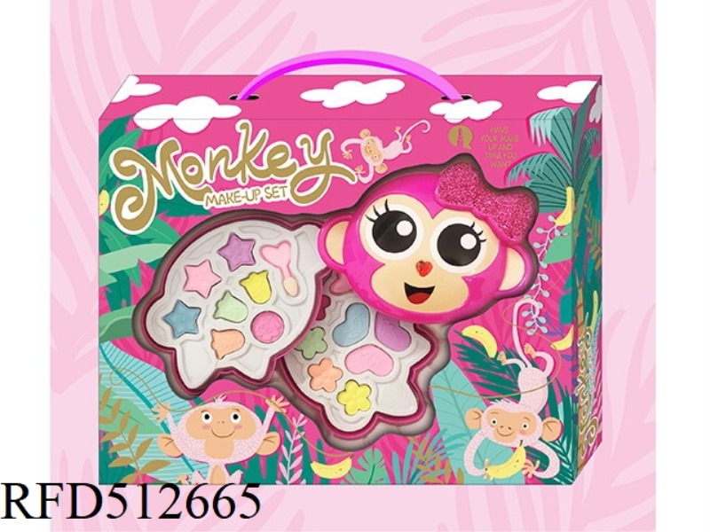 BRONZING SERIES FEMALE MONKEY HEAD TWO FLOORS