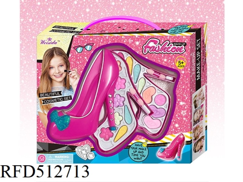 TWO-LAYER HIGH HEELS MAKEUP BOX