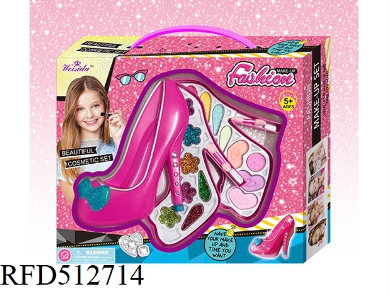 TWO-LAYER HIGH HEELS MAKEUP BOX