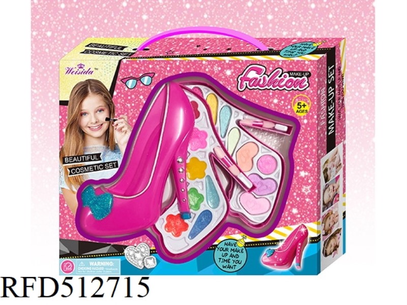 TWO-LAYER HIGH HEELS MAKEUP BOX