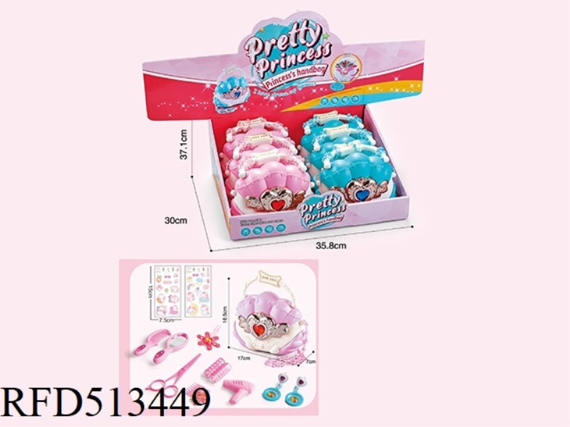 LIGHT SHELL PACK 2 COLOR ORNAMENT SET 6PCS