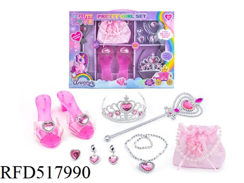 FAIRY STICK MAGIC STICK ELECTROPLATING CROWN JEWELRY GEM CRYSTAL DRESS UP OVER HOME DIY SET