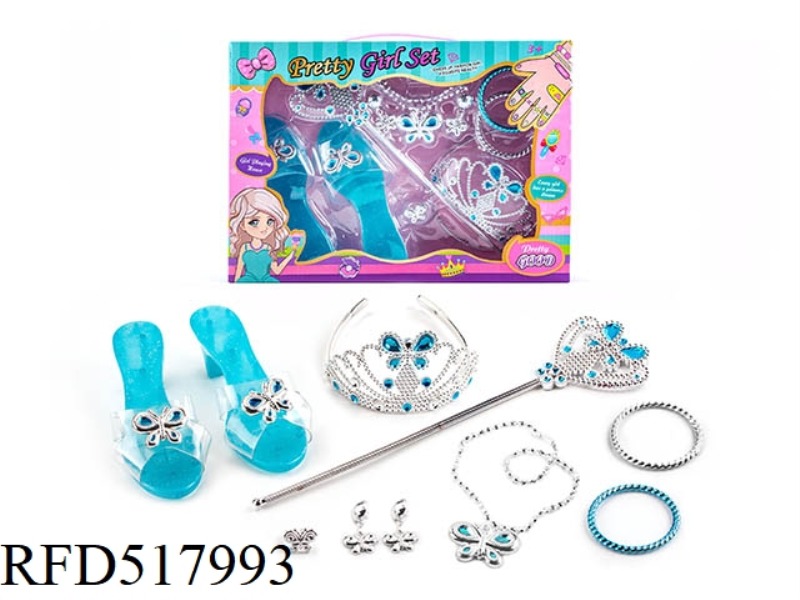 FAIRY STICK MAGIC STICK ELECTROPLATING CROWN JEWELRY GEM CRYSTAL DRESS UP OVER HOME DIY SET