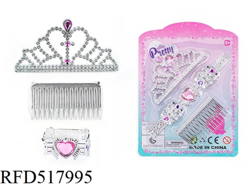 FAIRY STICK MAGIC STICK ELECTROPLATING CROWN JEWELRY GEM CRYSTAL DRESS UP OVER HOME DIY SET
