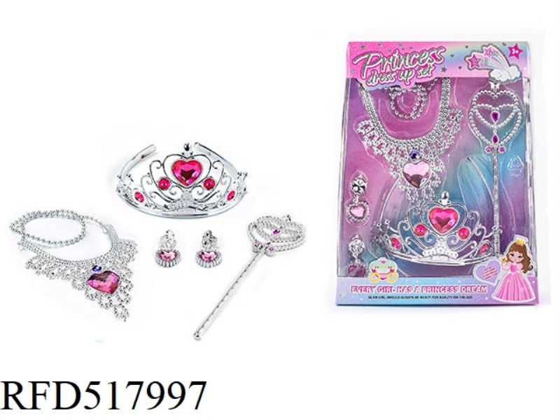 FAIRY STICK MAGIC STICK ELECTROPLATING CROWN JEWELRY GEM CRYSTAL DRESS UP OVER HOME DIY SET