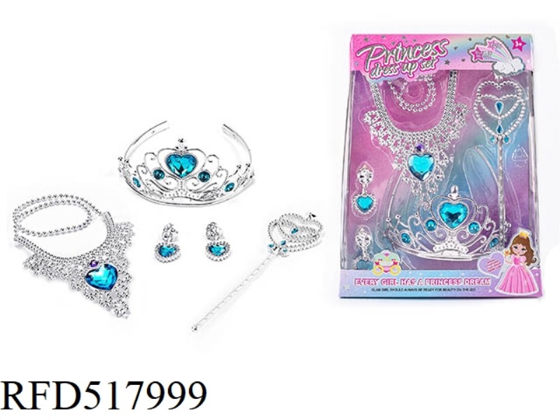 FAIRY STICK MAGIC STICK ELECTROPLATING CROWN JEWELRY GEM CRYSTAL DRESS UP OVER HOME DIY SET