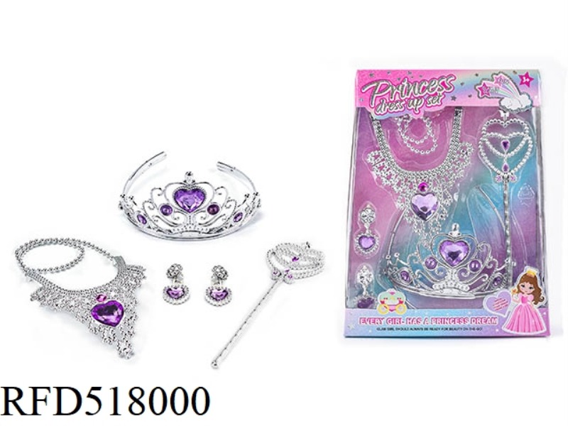 FAIRY STICK MAGIC STICK ELECTROPLATING CROWN JEWELRY GEM CRYSTAL DRESS UP OVER HOME DIY SET
