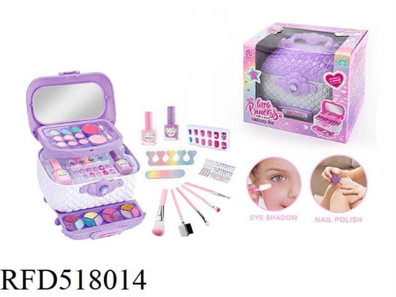 CHILDREN'S MAKEUP ORNAMENTS MANICURE GROOMING HOME MANICURE DIY E-COMMERCE SUITCASE