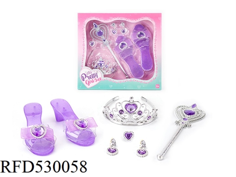 PRINCESS FAIRY STICK MAGIC STICK ELECTROPLATING CROWN JEWELRY GEM CRYSTAL DRESS UP OVER EVERY HOME D