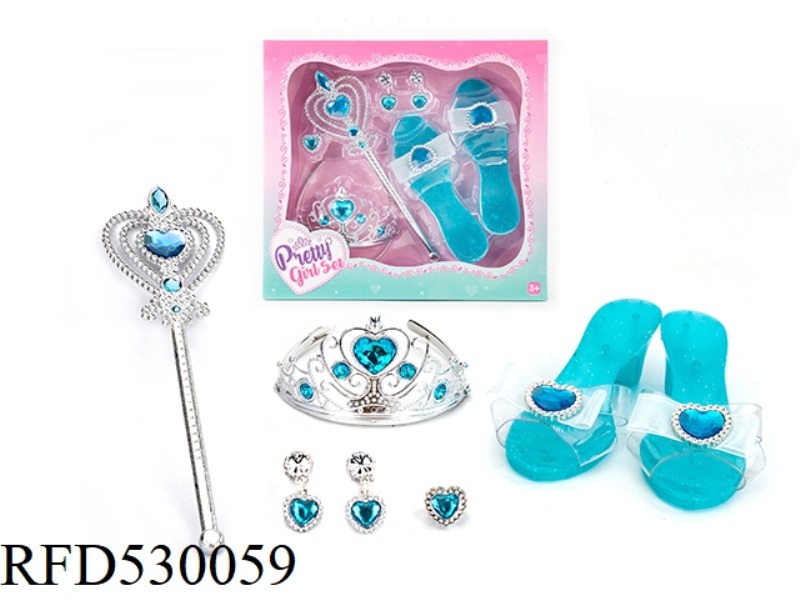 PRINCESS FAIRY STICK MAGIC STICK ELECTROPLATING CROWN JEWELRY GEM CRYSTAL DRESS UP OVER EVERY HOME D
