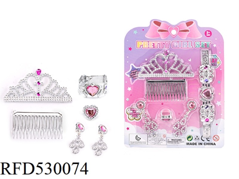 PRINCESS FAIRY STICK MAGIC STICK ELECTROPLATING CROWN JEWELRY GEM CRYSTAL DRESS UP OVER EVERY HOME D