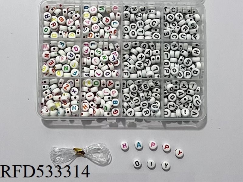 12 LATTICE LETTER DIY BEADING