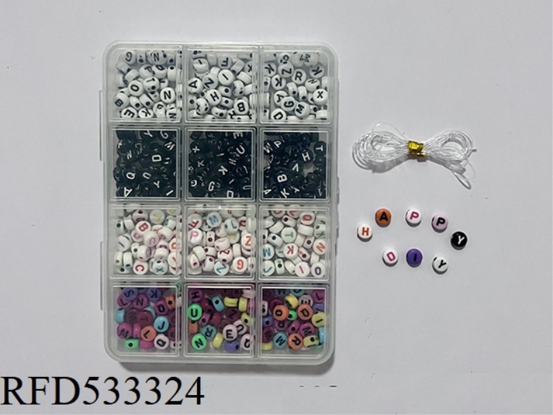 12 LATTICE LETTER DIY BEADING