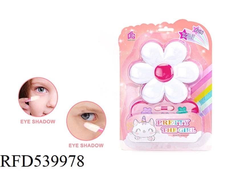 JEWELRY MANICURE DRESSING UP HOME SIX FLOWER DIY TWO-LAYER BOX
