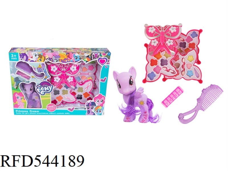 MAKEUP 3 LAYERS BUTTERFLY + PONY