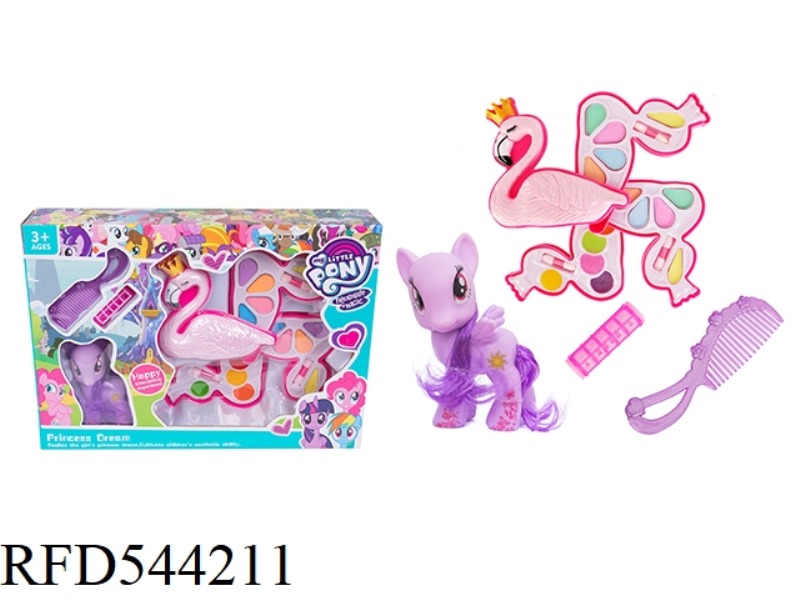 MAKEUP 4 LAYERS FLAMINGO + PONY