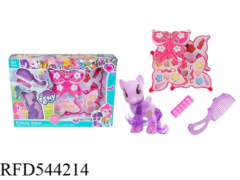 MAKEUP 3 LAYERS BUTTERFLY + PONY