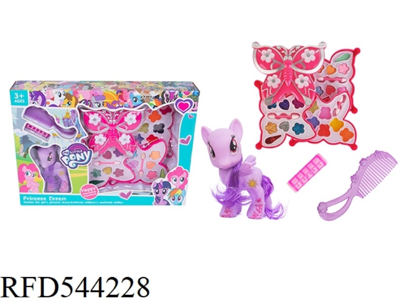 MAKEUP 3 LAYERS BUTTERFLY + PONY