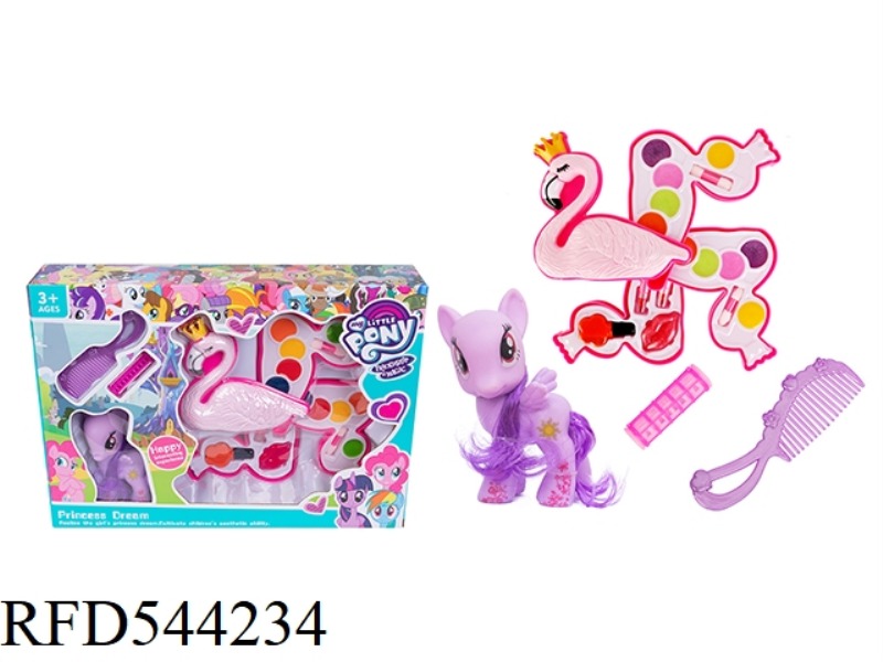 MAKEUP 4 LAYERS FLAMINGO + PONY