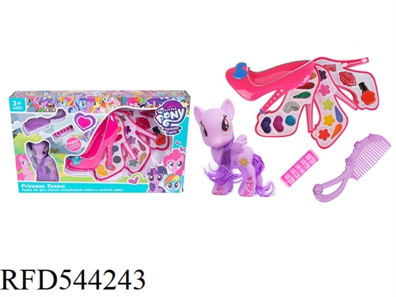MAKEUP 3 LAYER HIGH HEELS + PONY