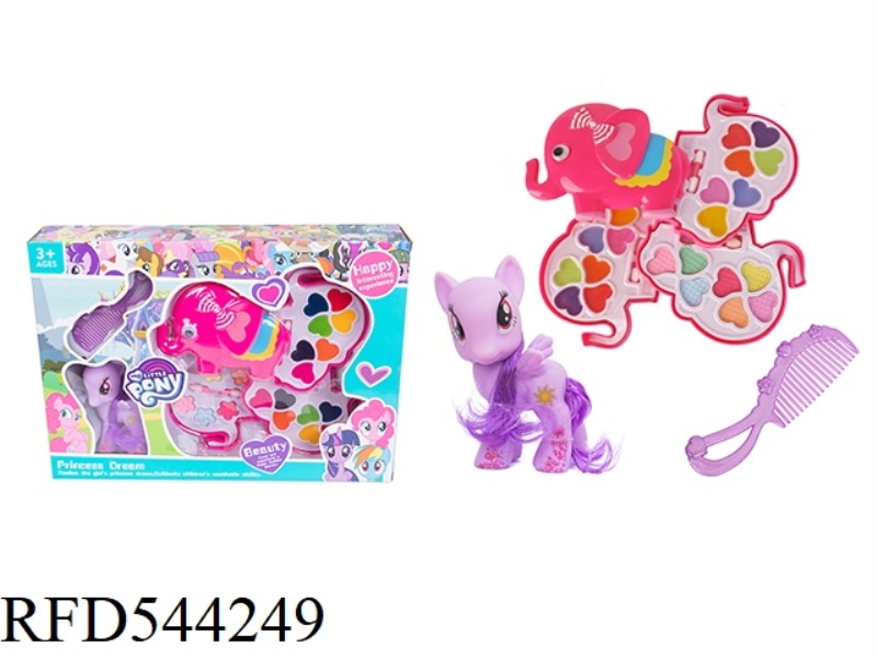 MAKEUP 4 LAYERS ELEPHANT + PONY