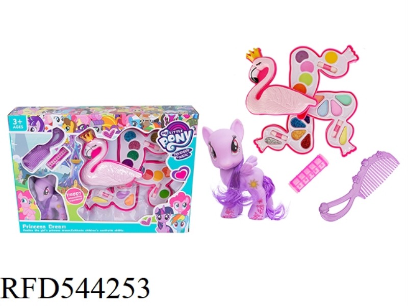 MAKEUP 4 LAYERS FLAMINGO + PONY