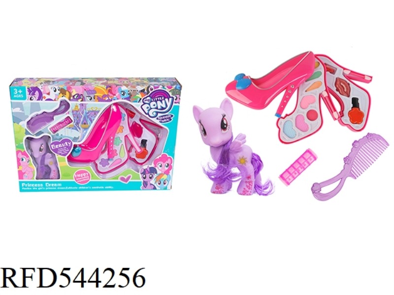 MAKEUP 3 LAYER HIGH HEELS + PONY