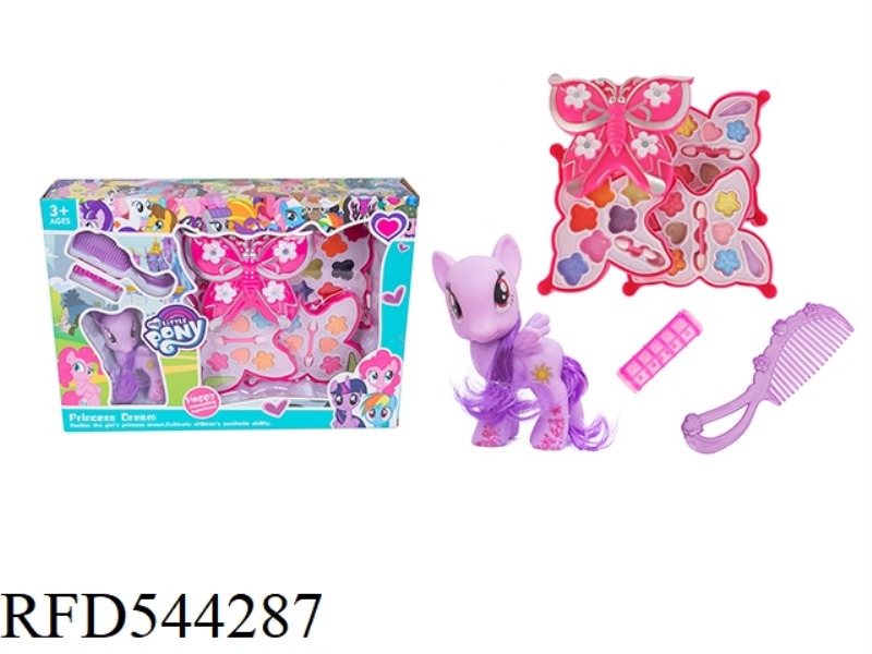 MAKEUP 3 LAYERS BUTTERFLY + PONY