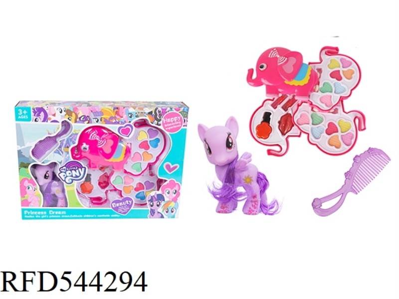 MAKEUP 4 LAYERS ELEPHANT + PONY