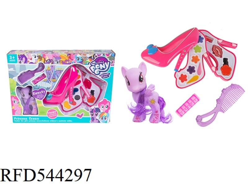 MAKEUP 3 LAYER HIGH HEELS + PONY