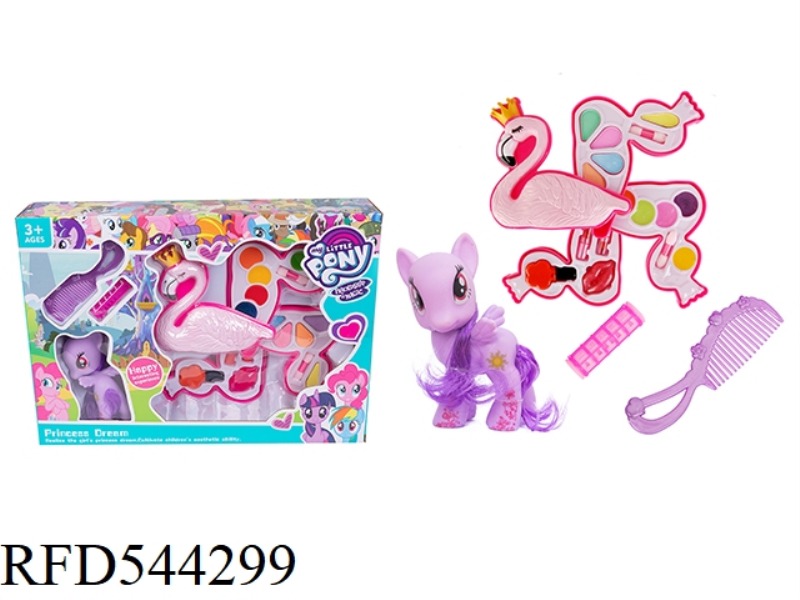 MAKEUP 4 LAYERS FLAMINGO + PONY