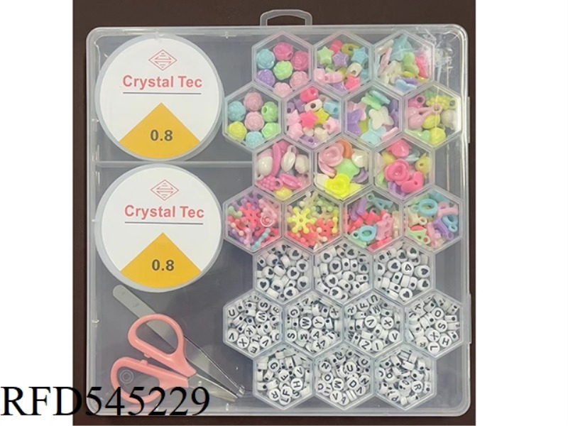 24 CELL BEEHIVE BEADED BOX