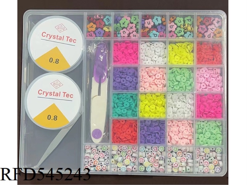 2 LARGE 28 GRID (WITH LARGE SCISSORS) LETTERS + SMALL POTTERY BEADED BOX
