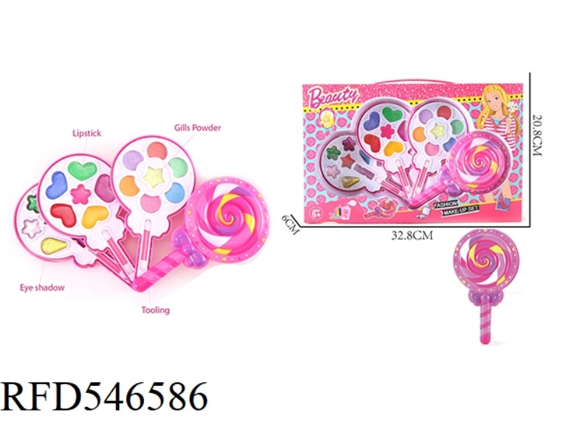 FASHION BARBIE LOLLIPOP TRIPLE LAYER MAKEUP