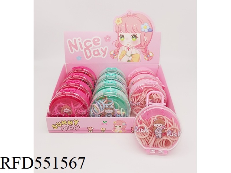 GIRL ACCESSORIES: 12PCS HAIR TIE
