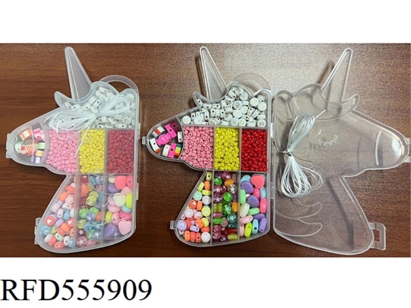 AVEN 8-FRAME UNICORN BEADED BOX (BEADS + POTTERY)