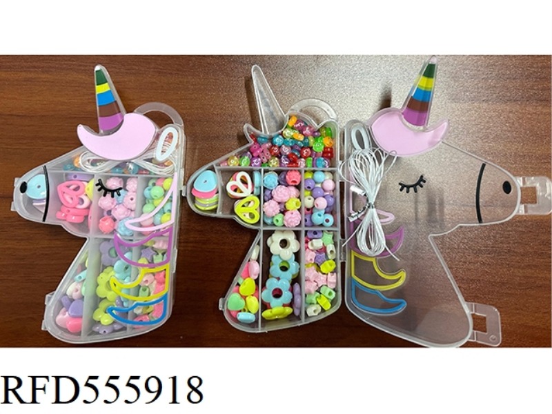 ARVIN 9 LATTICE UNICORN PRINT BEADED BOX